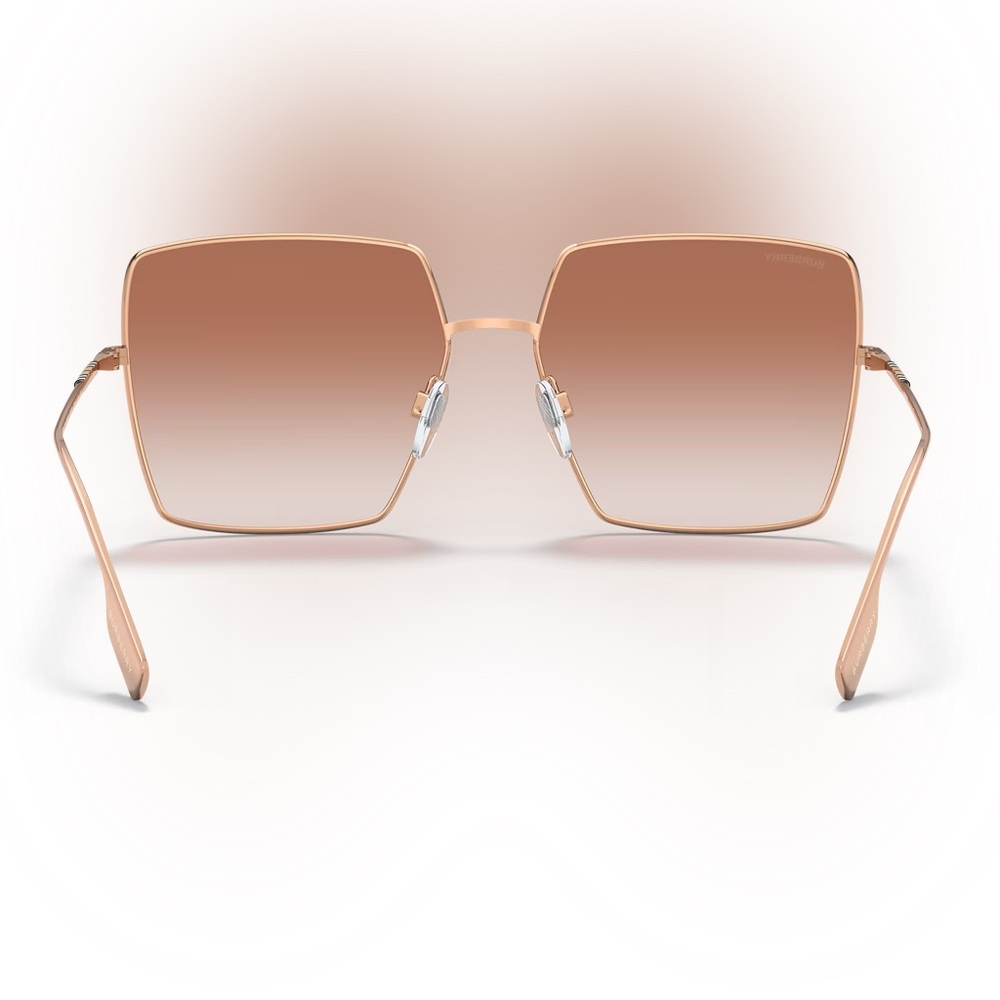 Burberry Rose Gold Square Sunglasses - Picture 4 of 7
